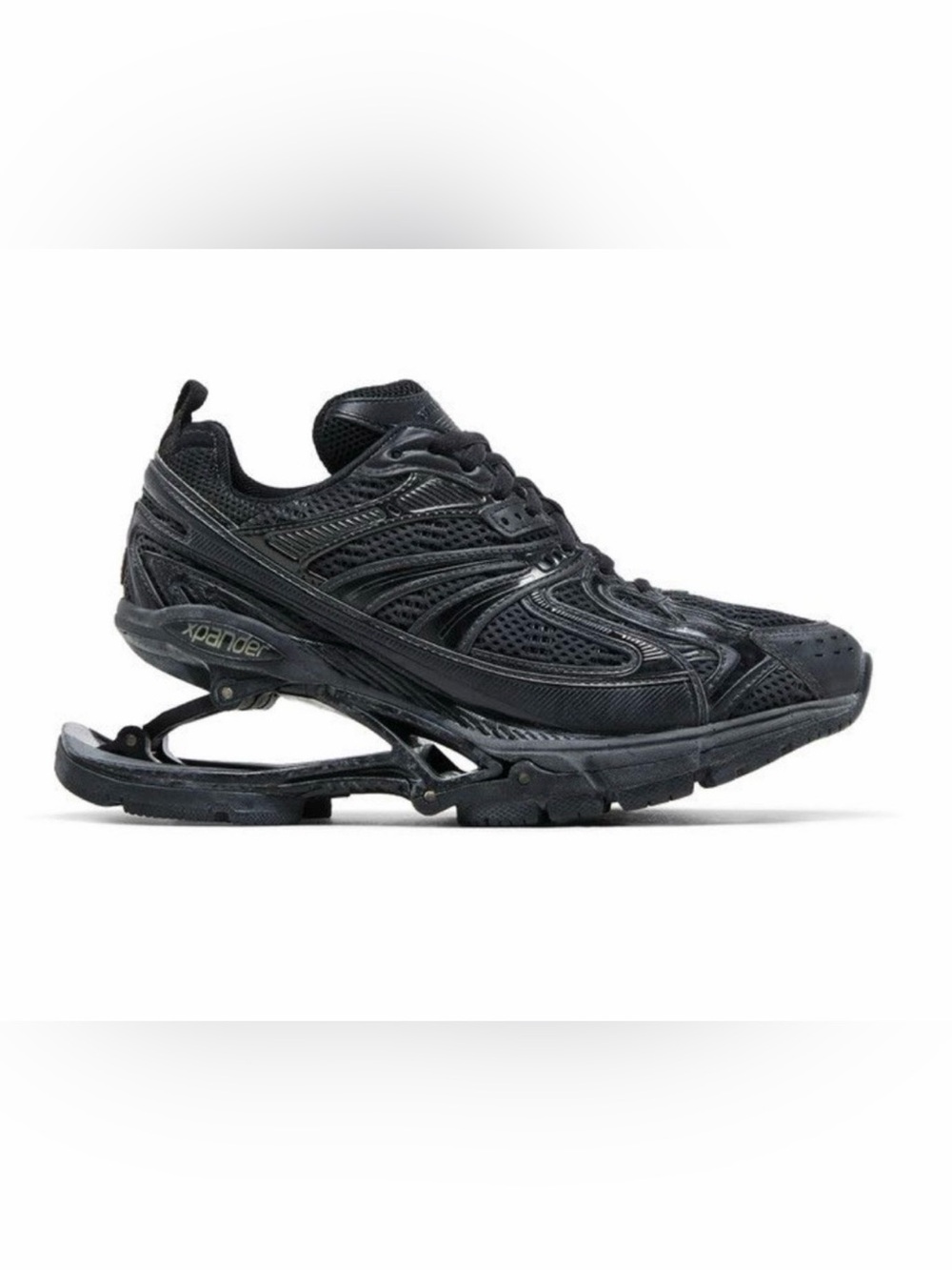 Balenciaga Men’s Black Athletic Runner with Sculpted Sole Size 47/14US